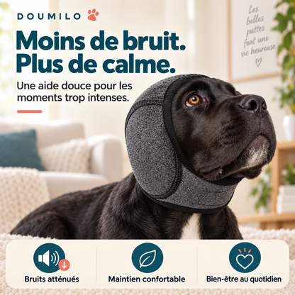 Cache-oreilles apaisant pour chien