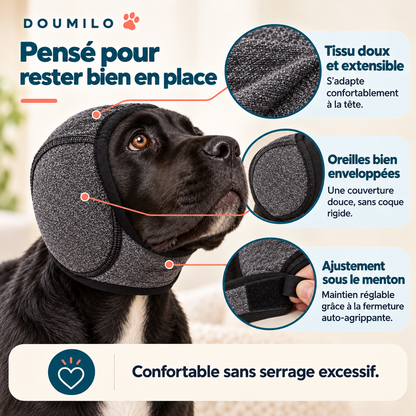 Cache-oreilles apaisant pour chien